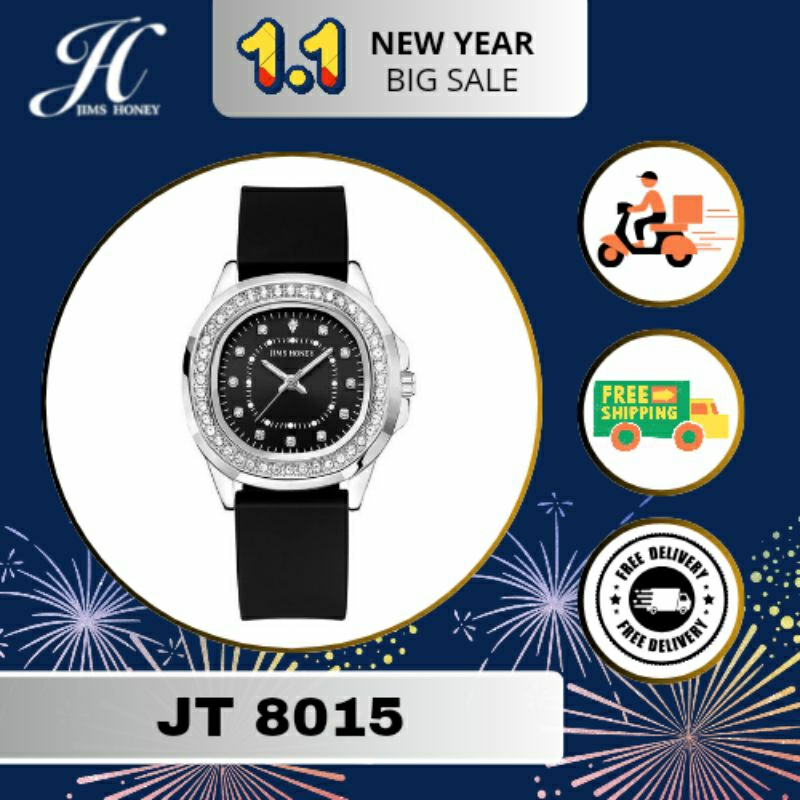 

Jam tangan wanita JT 8015 Jimshoney (Free box)