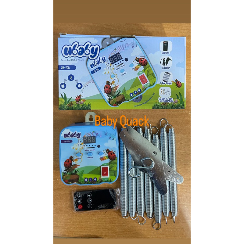 Makassar Mesin Ayunan uBaby Remote Bluetooth Music / Mesin Ayun Murah / Ayunan Listrik