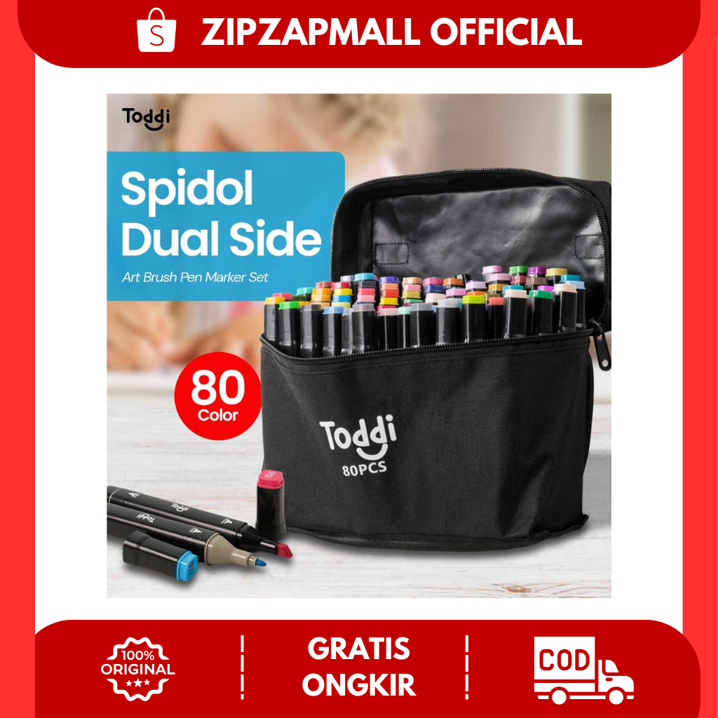 

Spidol Dual Side Fine Art Brush Pen Art Marker Set 80 Color / Kuas Spidol Dua Sisi 1 Set Warna untuk Seni Kreativitas Tanpa Batas Dual Side Brush Pens Fine Art Brush Pen Art Marker / Stabilo Spidol Warna Sketsa Umum Dua Sisi Kepala Tulis Luas Halus Doubl