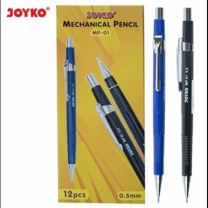 

(12 pcs grosir)- Mekanik Mechanic Pencil MP-01 0.5 mm Metal Grip