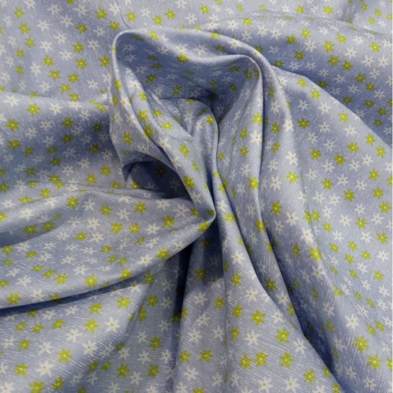 KAIN KATUN JEPANG PREMIUM ORIGINAL GARMENT MOTIF BUNGA BINTANG