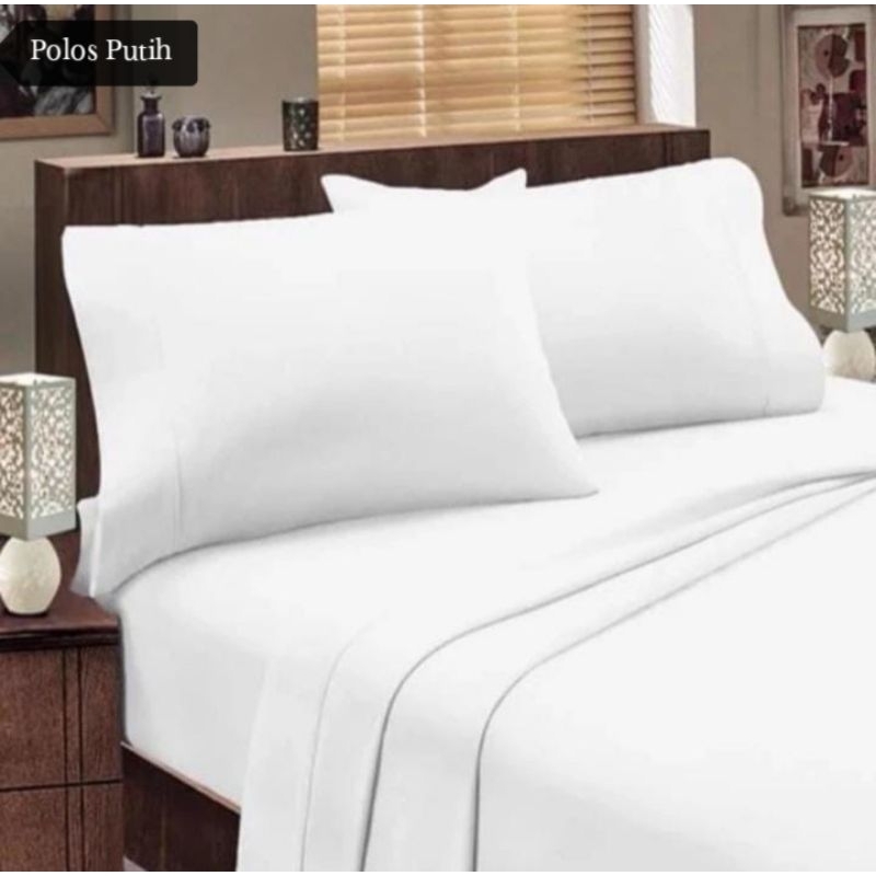 BEDCOVER & SPREI POLOS PUTIH