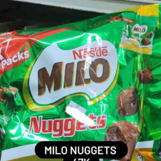 

milo nuggets size besar