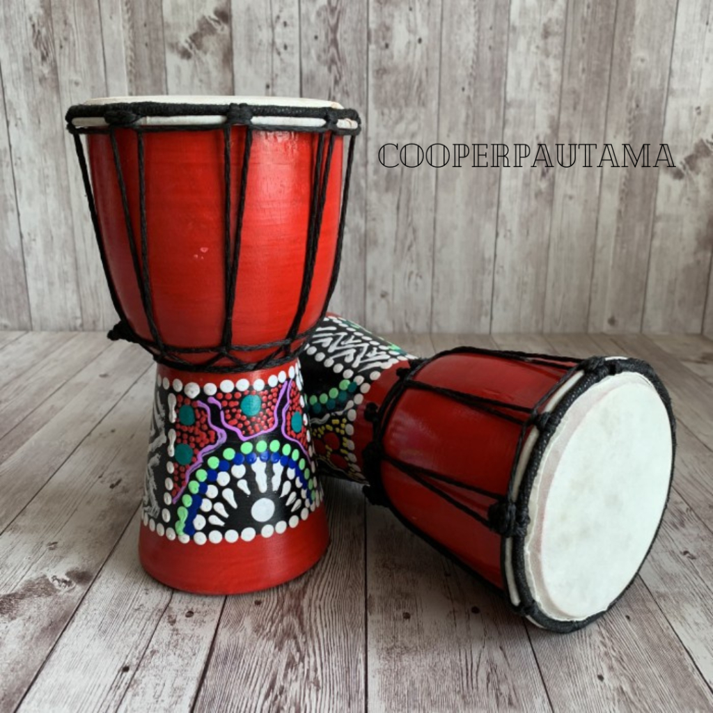 JIMBE ANAK SEDANG|| 25CM|Mainan Alat Musik Jimbe Ukuran Sedang, Cocok Untuk Mainan Anak Tinggi 25Cm