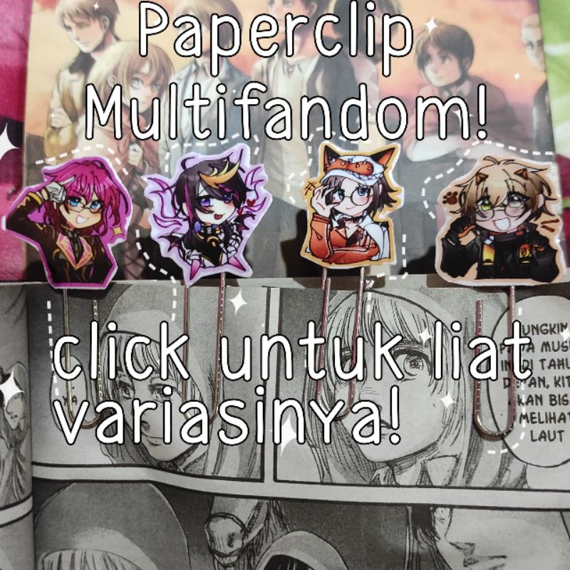 

paperclip kecil karakter anime& game