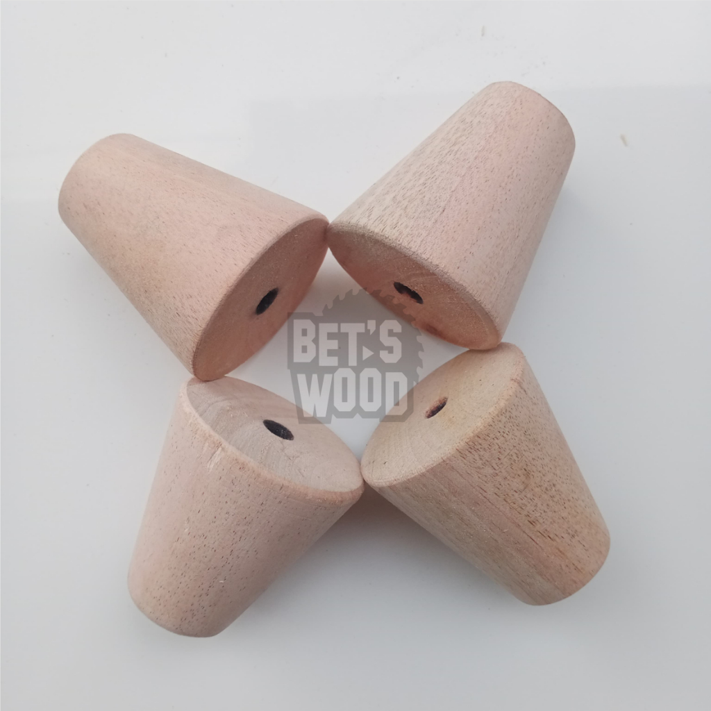 Kaki sofa meja dipan bahan kayu tinggi  5 cm