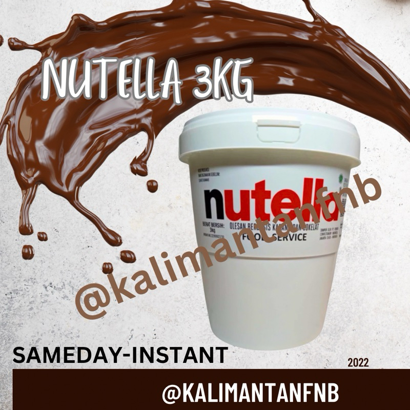 

Nutella 3kg / Nutella Hazelnut Spread 3kg EXP JUNI 2025 - SAMEDAY INSTANT