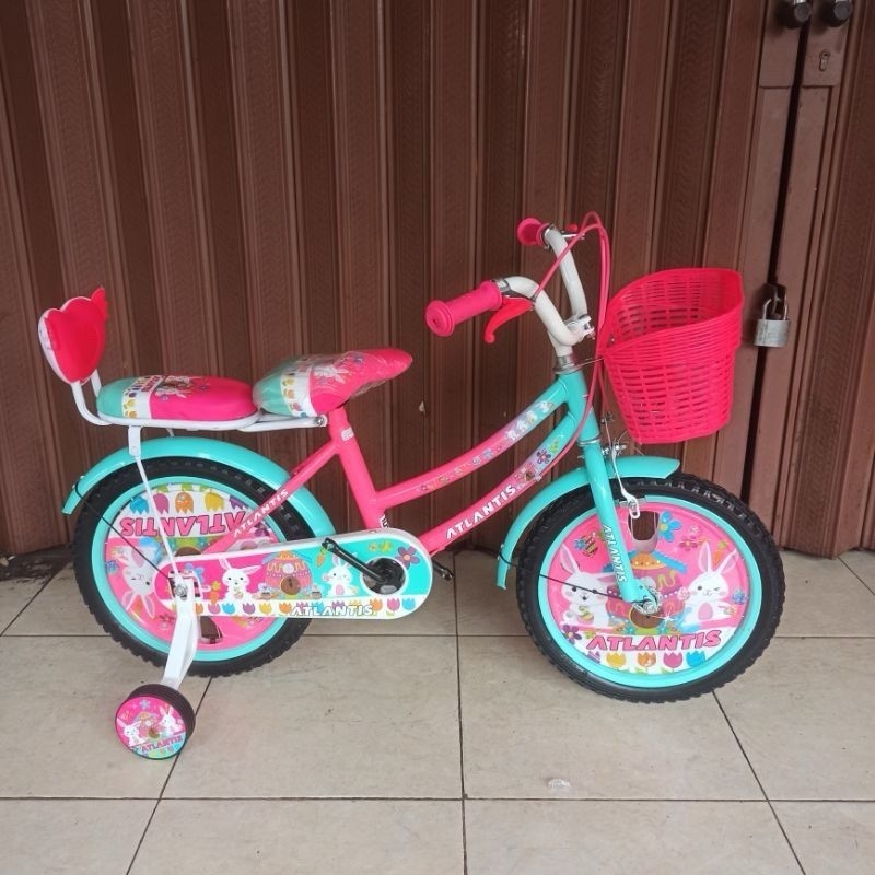 Sepeda Roda Dua Anak Cewek Atlantis UK 16 inch