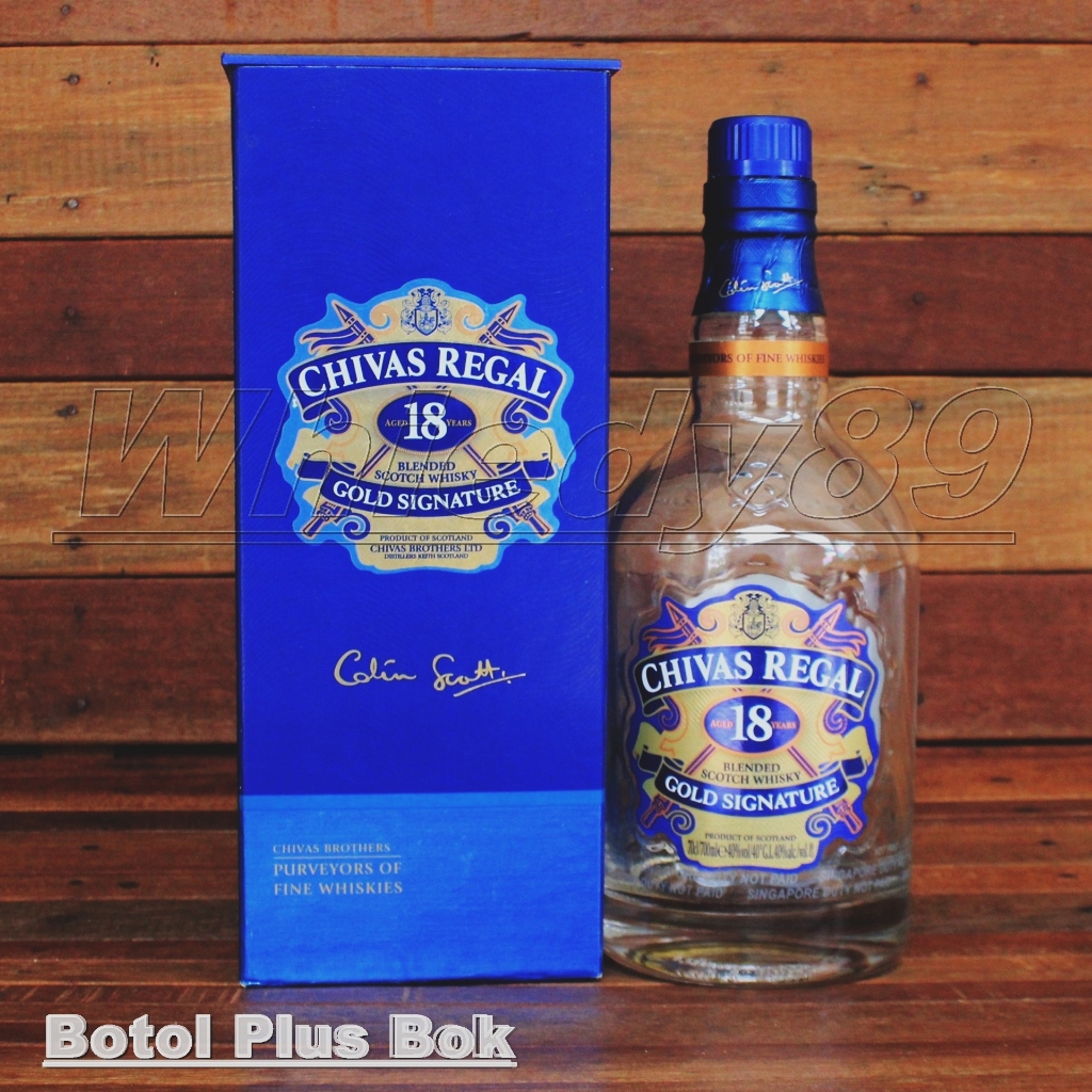 Botol bekas chivas 18 buat koleksi hiasan rumah