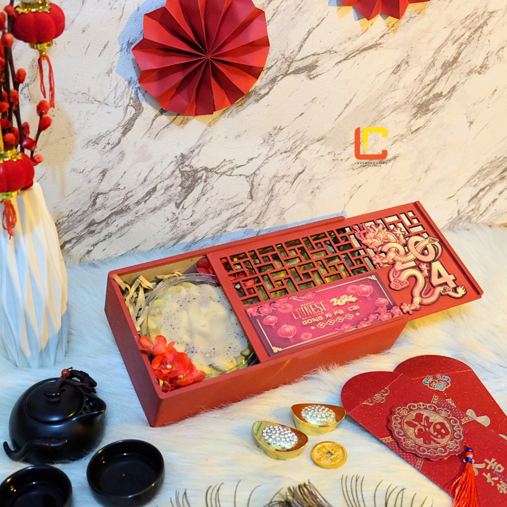 

Hampers Imlek / CNY Hampers / CNY Imlek Hampers / Kue Kering Imlek/ Bingkisan Imlek Premium/ Box Hampers Imlek