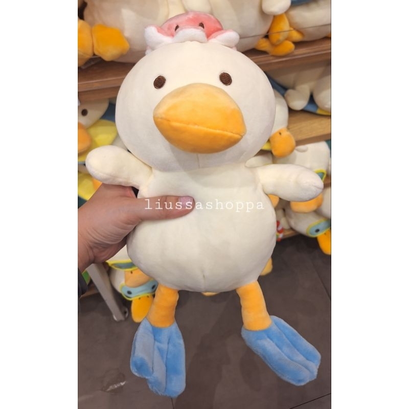 Boneka Miniso - 1oin. Octopus Diving Duck Plush Toy