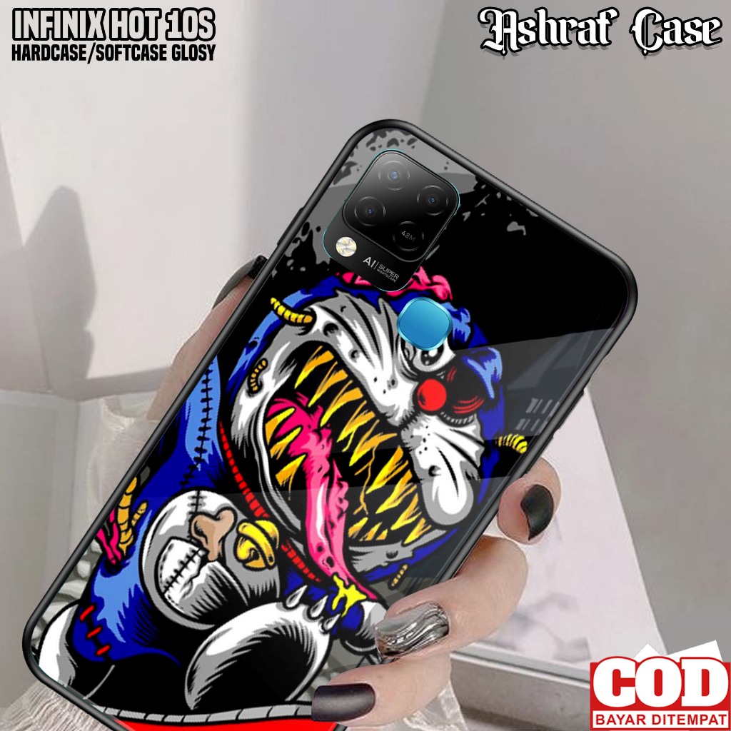 Case Hp Infinix Hot 10S - Casing Infinix Hot 10S ( MASK ) Silikon Hp Infinix Hot 10S - Kesing Hp Inf