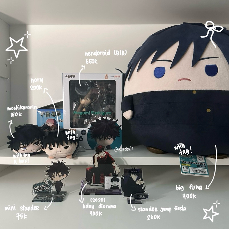 [READY STOCK] megumi jujutsu kaisen jjk official merchandise nendoroid bday diorama 2020 mochi big f