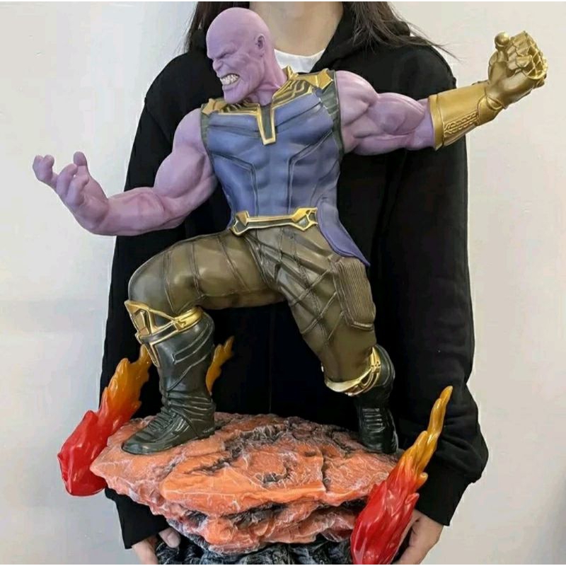 Thanos infinity figure statue avengers big size box