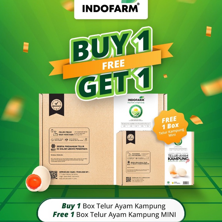 

Penjualan TerbaikCOD BUY 1 GET 1 FREE Telur Kampung MINI Organik Free 1 Box Telur Kampung MINI