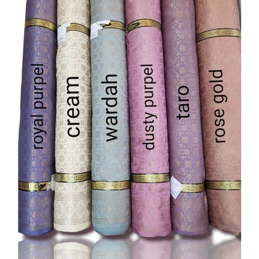 Best Seller Songket Mesin Semi Palembang Kain Songket Kebaya Bahan Setelan Tradisional