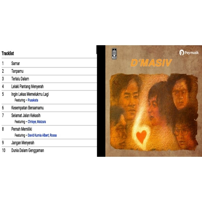 d'masiv cd album love 2019