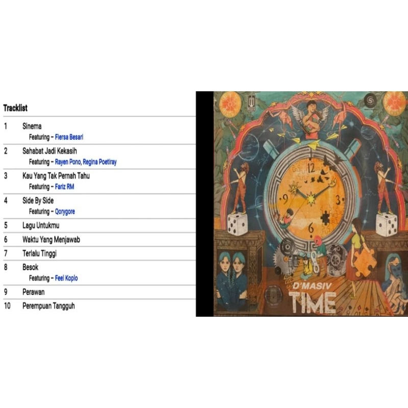 d'masiv cd album time 2022