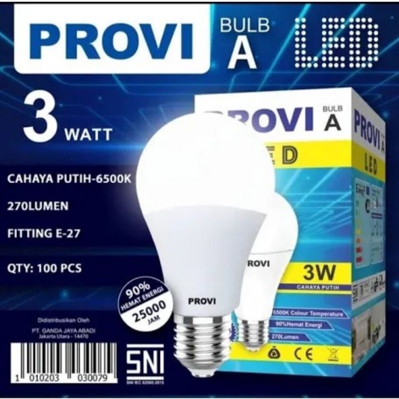 LAMPU LED PROVI MURAH BERKUALITAS