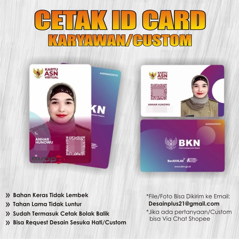 

CETAK ID CARD MURAH SATUAN