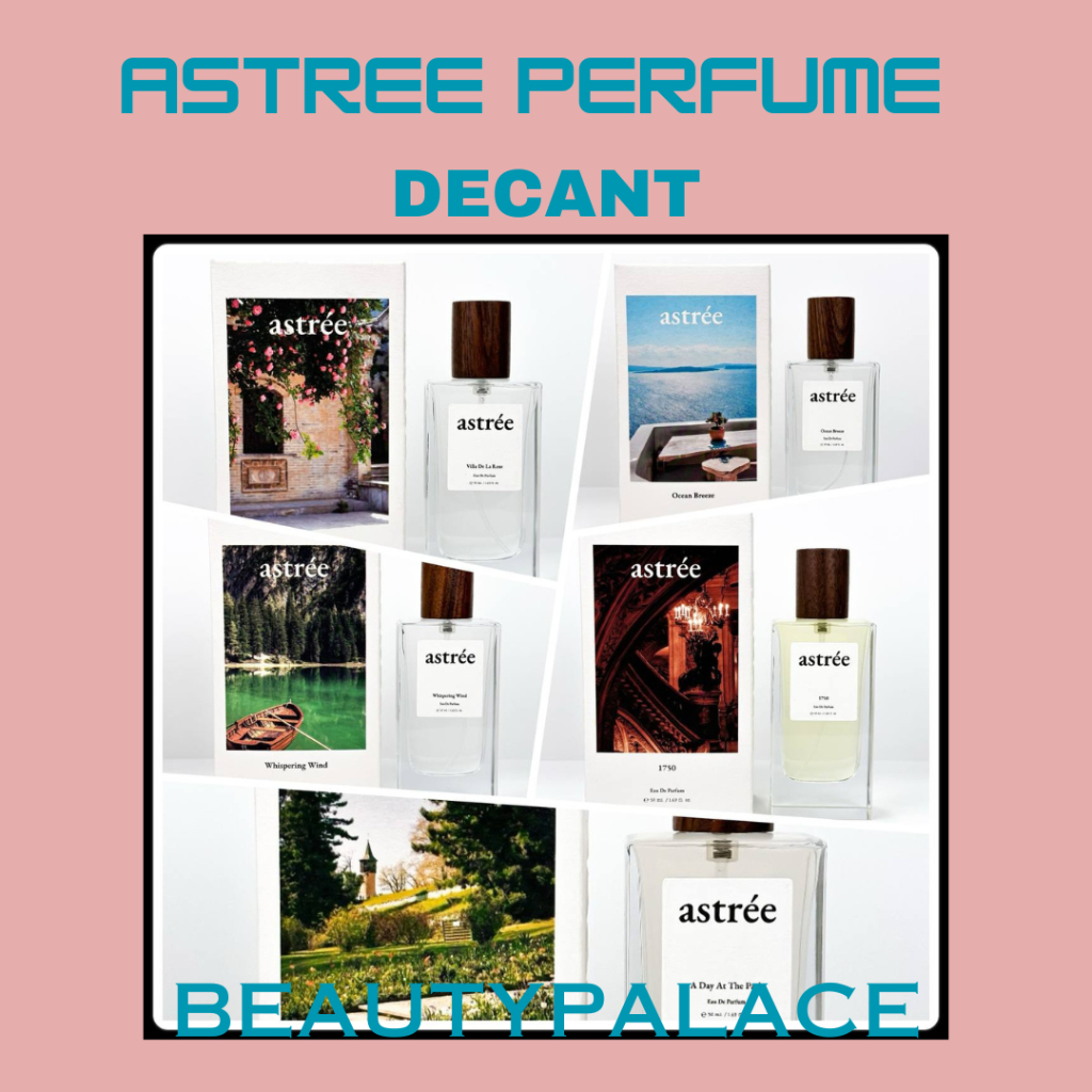 DECANT ASTREE PARFUME 1750 VILLA DE LA ROSE OCEAN BREEZE A DAY AT PARK
