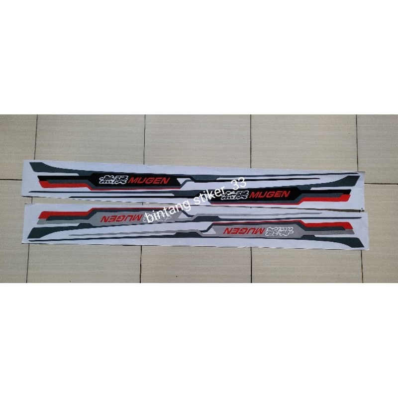 Stiker mugen honda jazz brio mobilio hrv brv crv/stiker mugen honda jazz mobilio hrv crv brv univers