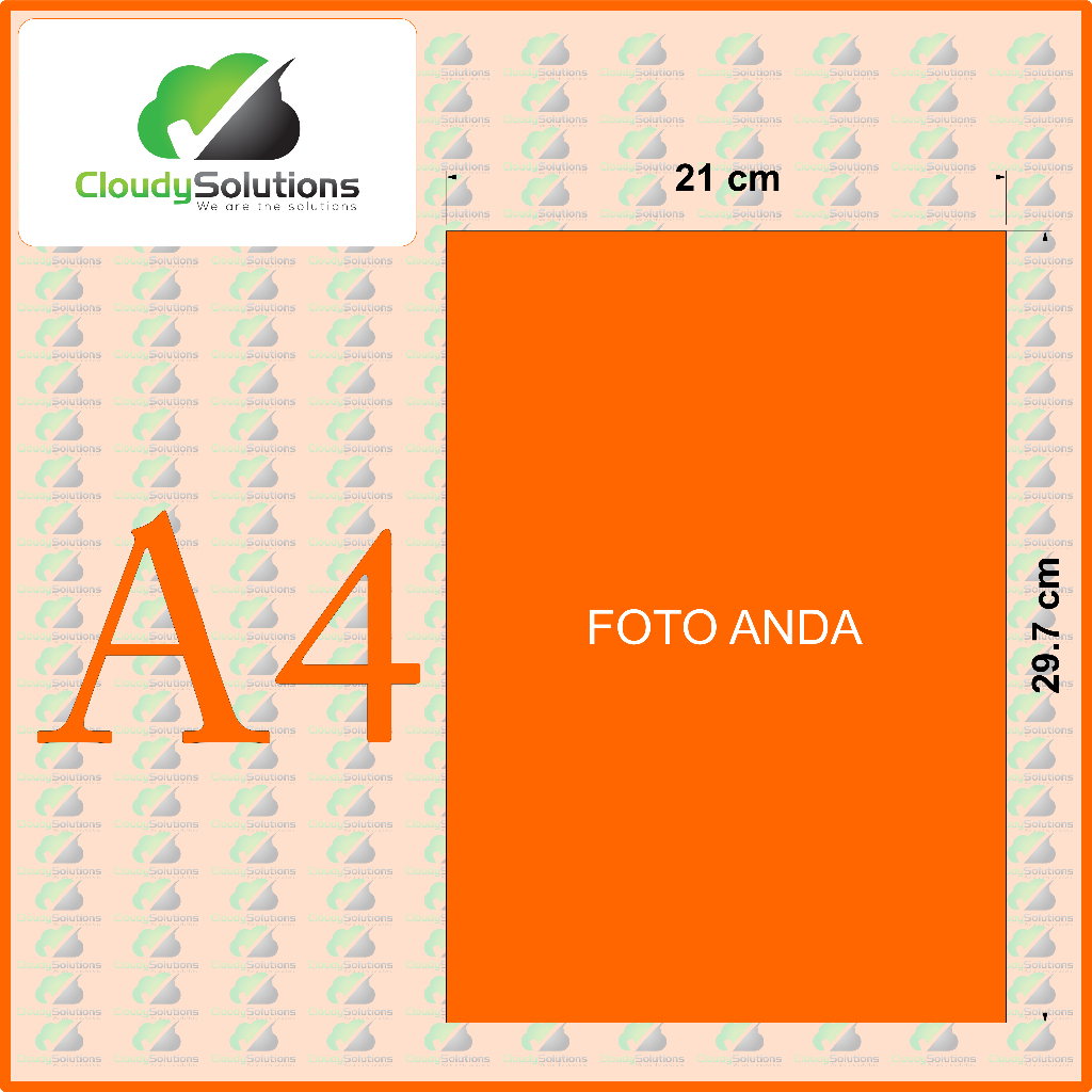 Cetak Foto A4 / 8R / 4R Glossy