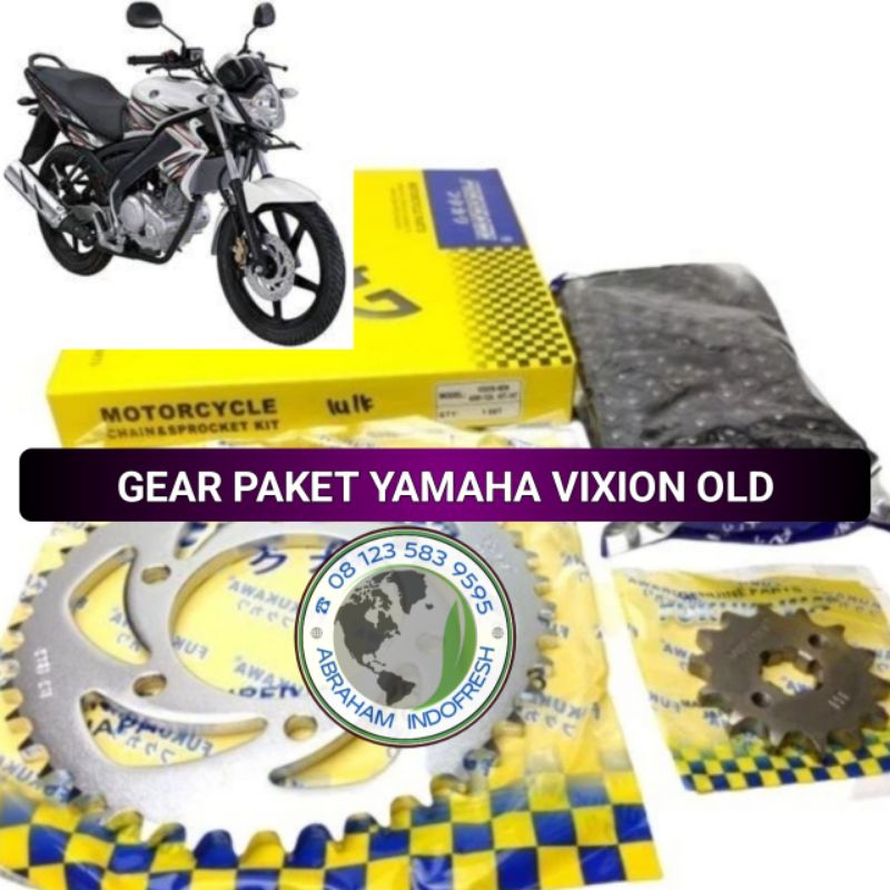 ger set vixion lama gear paket motor yamaha vixion old