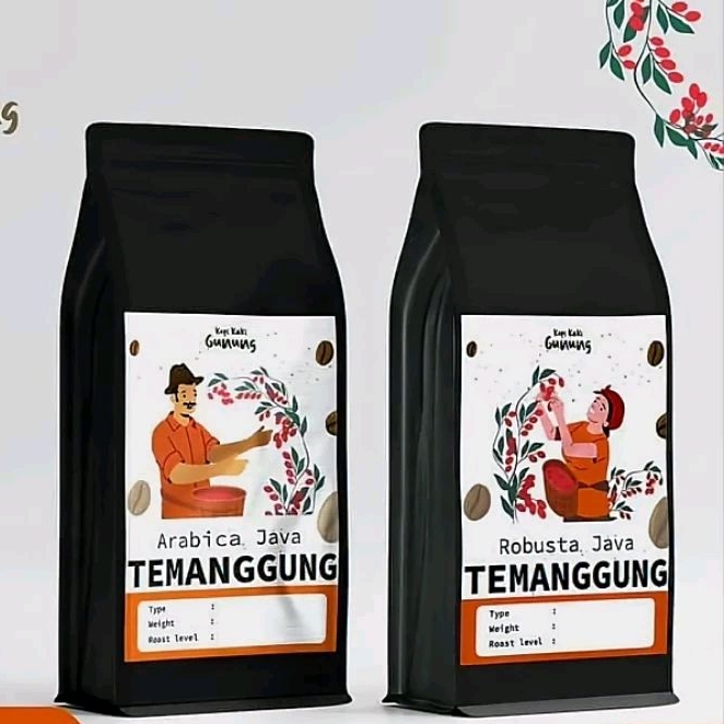 

Kopi Bubuk Halus Murni Temanggung Arabica Robusta Premium