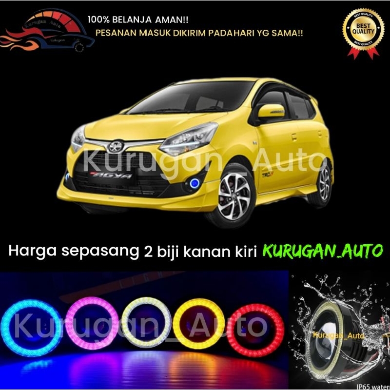 Foglamp Angel Eyes AGYA Lampu Variasi Mobil