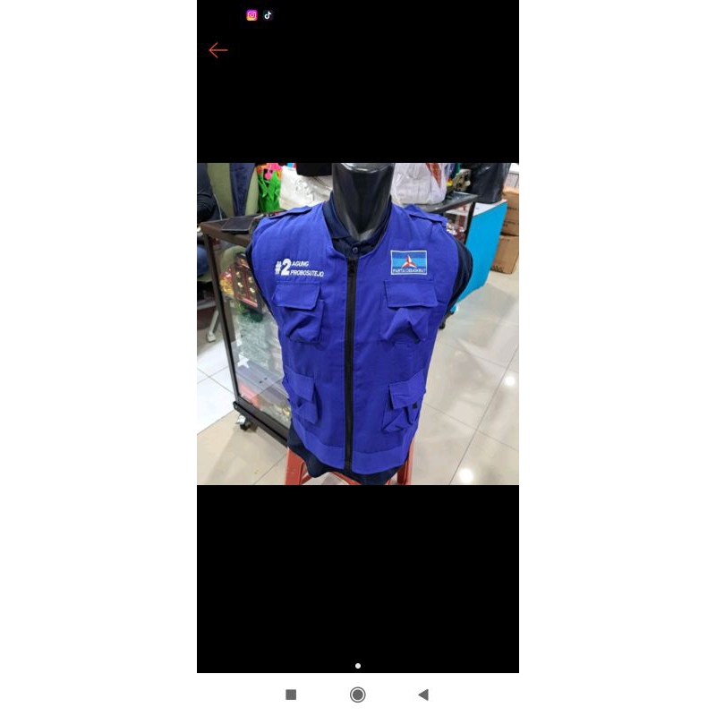 rompi demokrat caleg demokrat