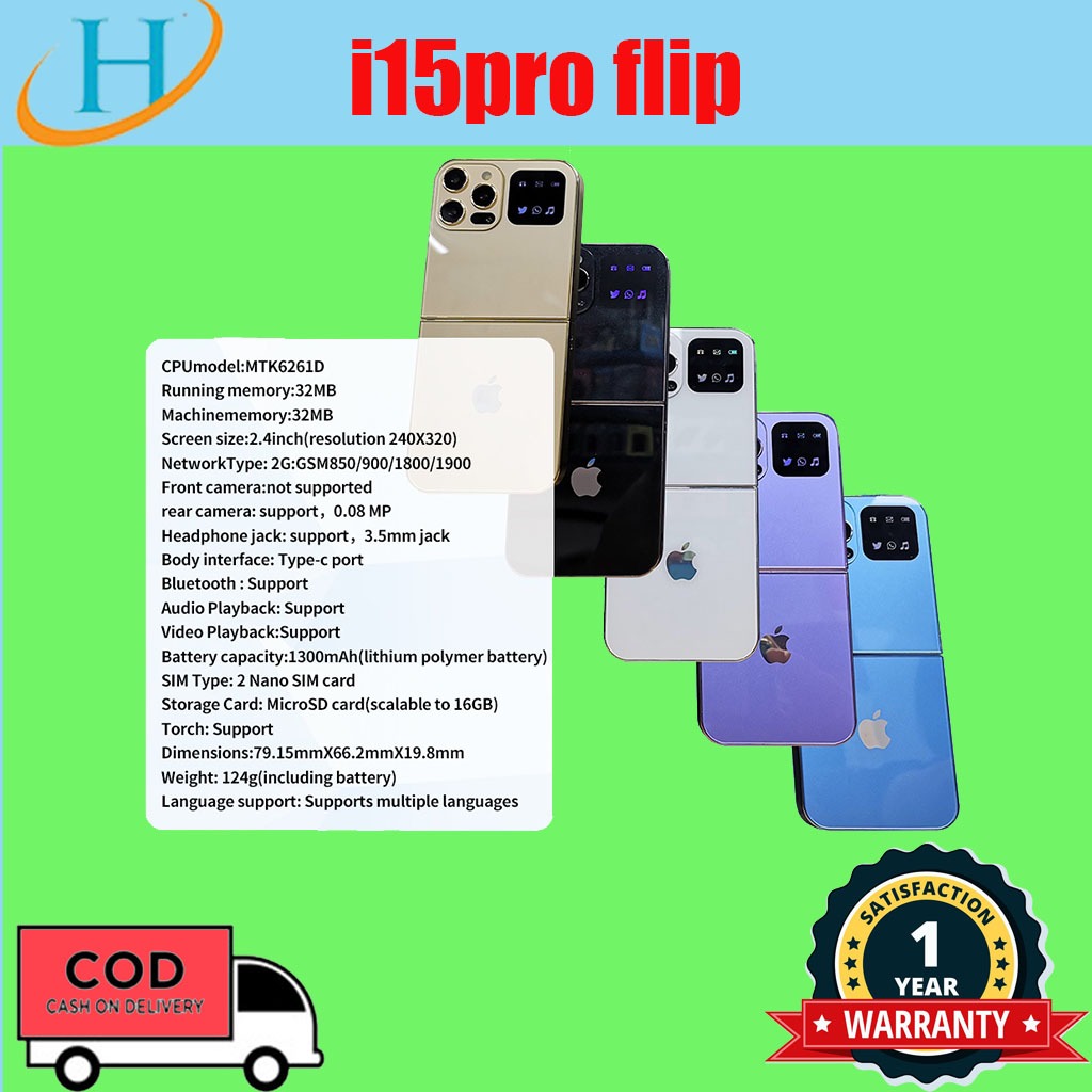 HP FLIP i15pro Lipat phone jadul ori