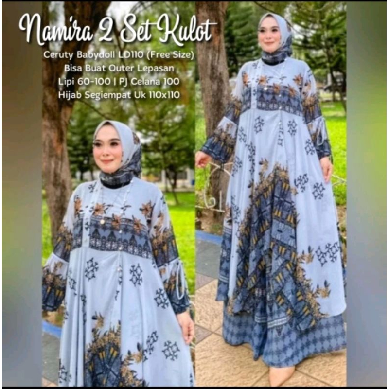 KODE*B**PO-NAMIRA.2.SET.KULOT.(LABEL.SAVNA).SET.KULOT.KULONG.MOTIF.BATIK