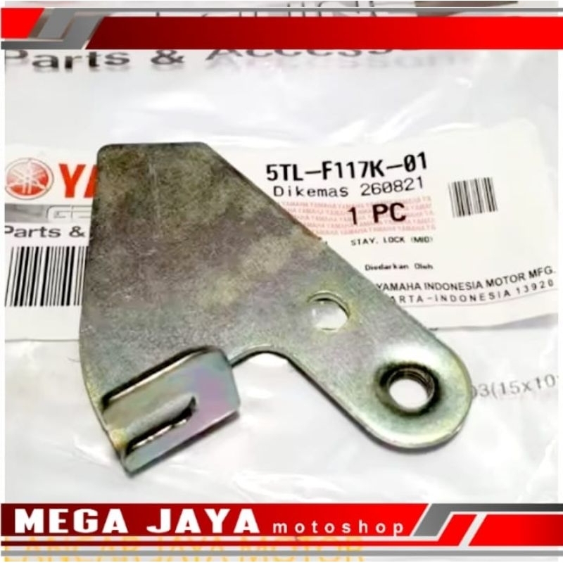 PLAT DUDUKAN KABEL KUNCI JOK MIO LAMA SPORTY SMILE SOUL ORIGINAL YAMAHA