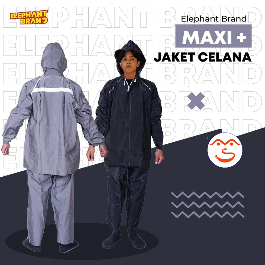 Elephant Brand Jas Hujan Jaket Celana Maxi+