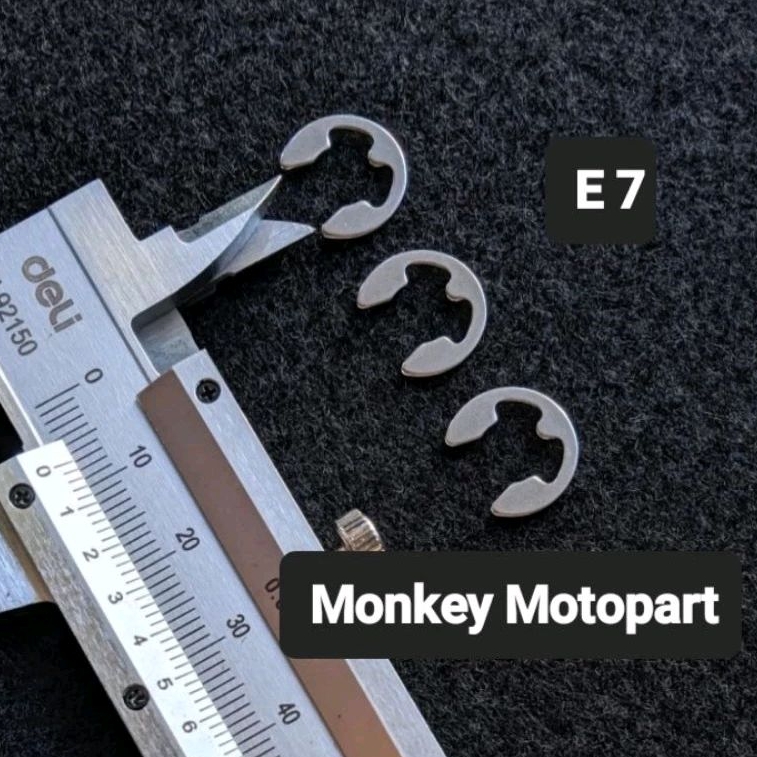 Circlip Snap Ring E7 Kancingan Kampas Ganda Vario 125 150 eSP PCX ADV Lexi Nmax Aerox Harga 3 Pcs