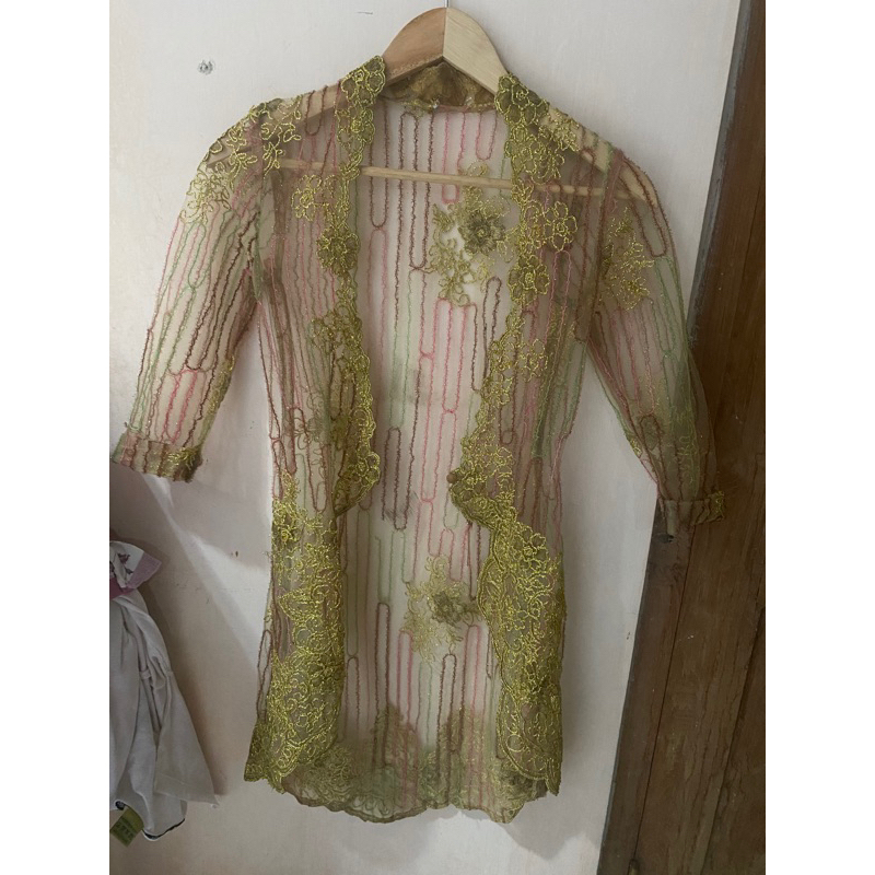 cardigan brokat kebaya