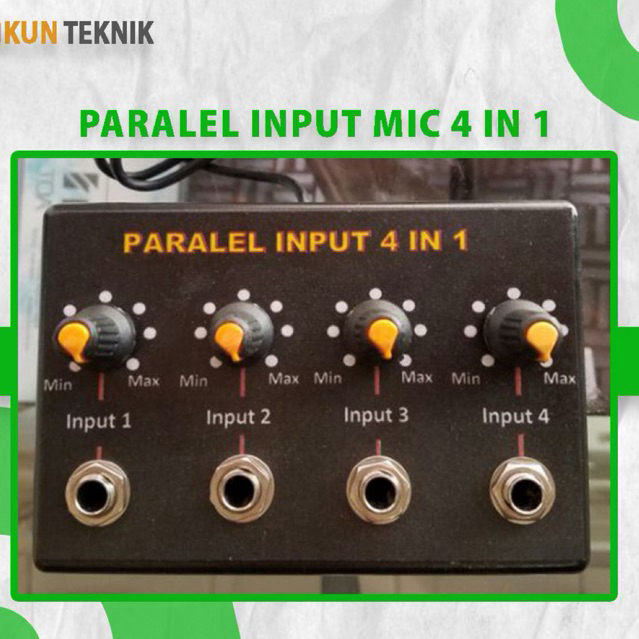 Paralel Input Mic 4 in 1