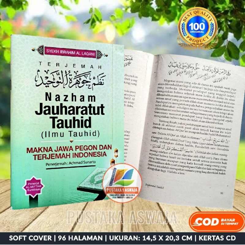 Terjemah Jauhar Tauhid Jawa Pegon Dan Indonesia JPI Terjemah Jauharut Tauhid Jawa Pegon Indonesia