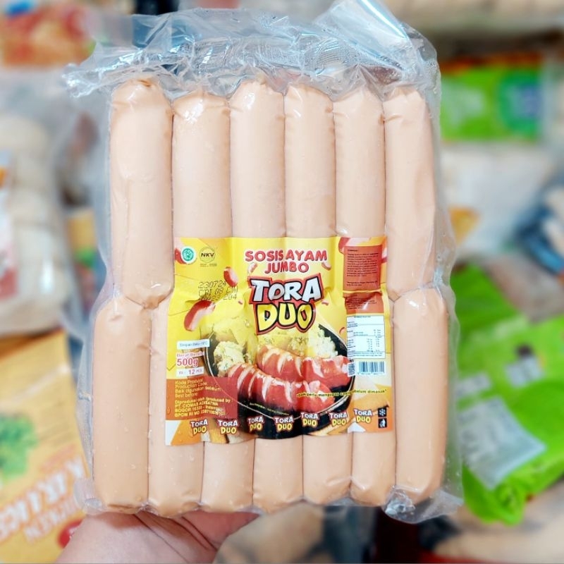 

Taro Duo Sosis Ayam Bakar Jumbo (isi 13)