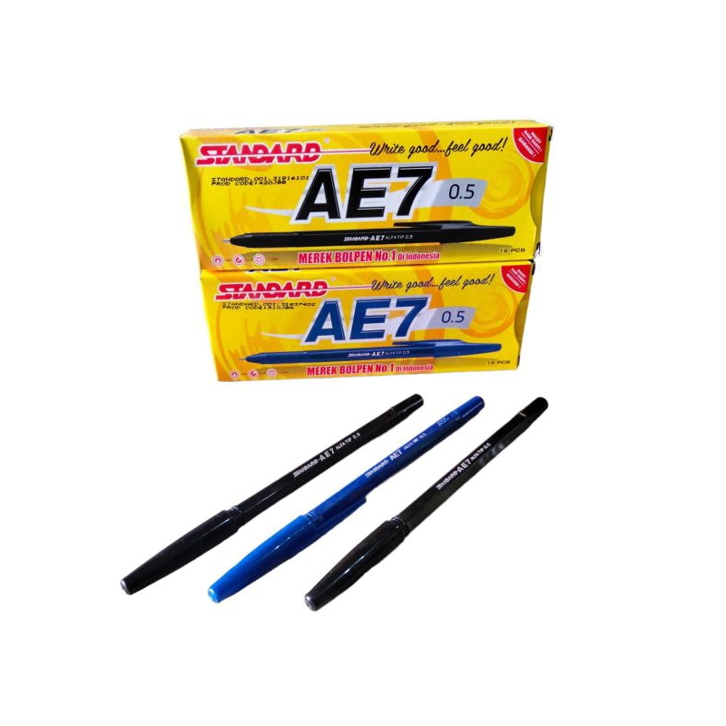 

Pena Standard Alfa Tip AE7 0.5mm isi 12 pcs/pk