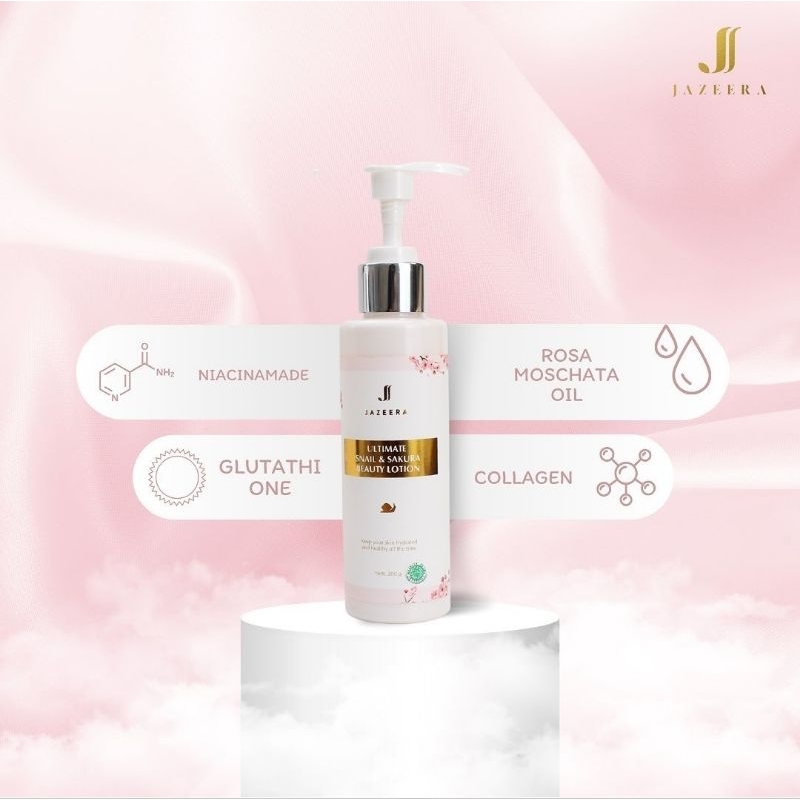 PROMOO  Hand body lotion Jazeera Ultimate snail and sakura Beauty lotion