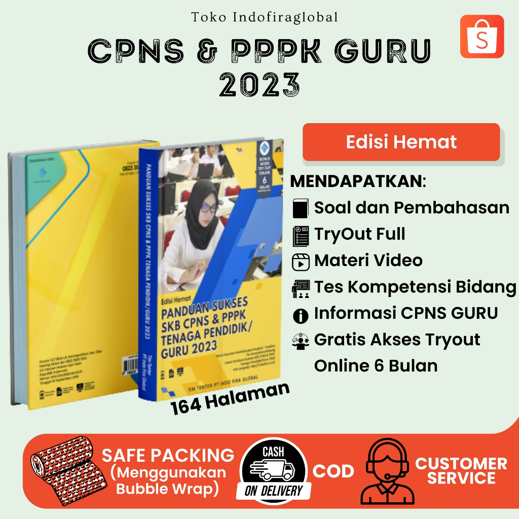 TERHEMAT Buku TERBARU PANDUAN SUKSES SKB CPNS & PPPK TENAGA PENDIDIK/GURU 2024 (Edisi Hemat)