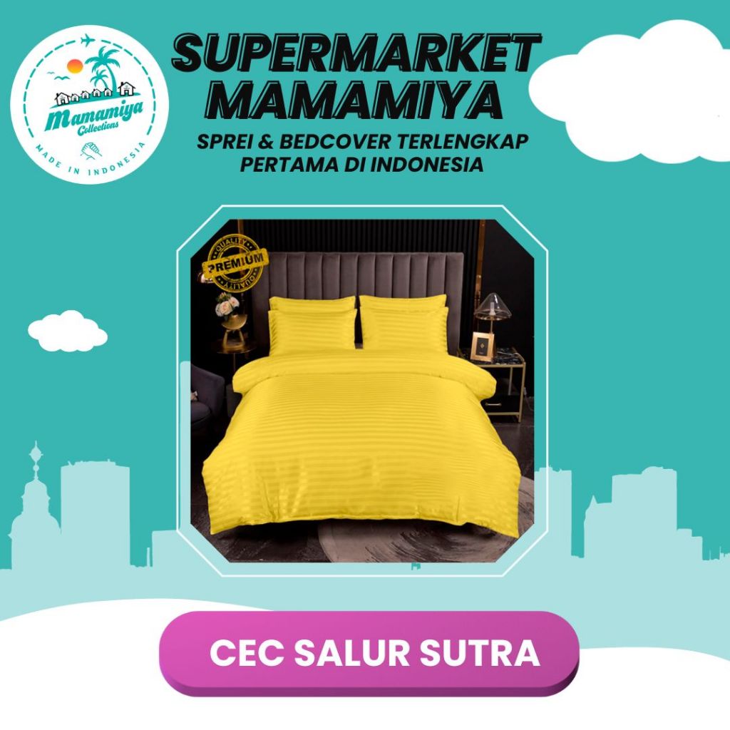 Mamamiya - SPREI 100x200 CEC Salur Sutra