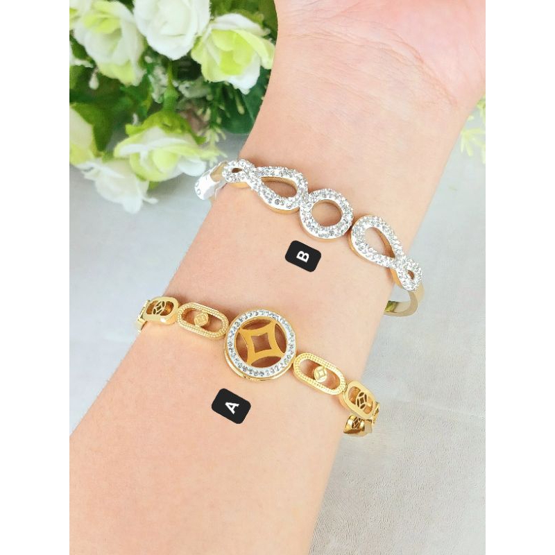 gelang permata gelang titanium