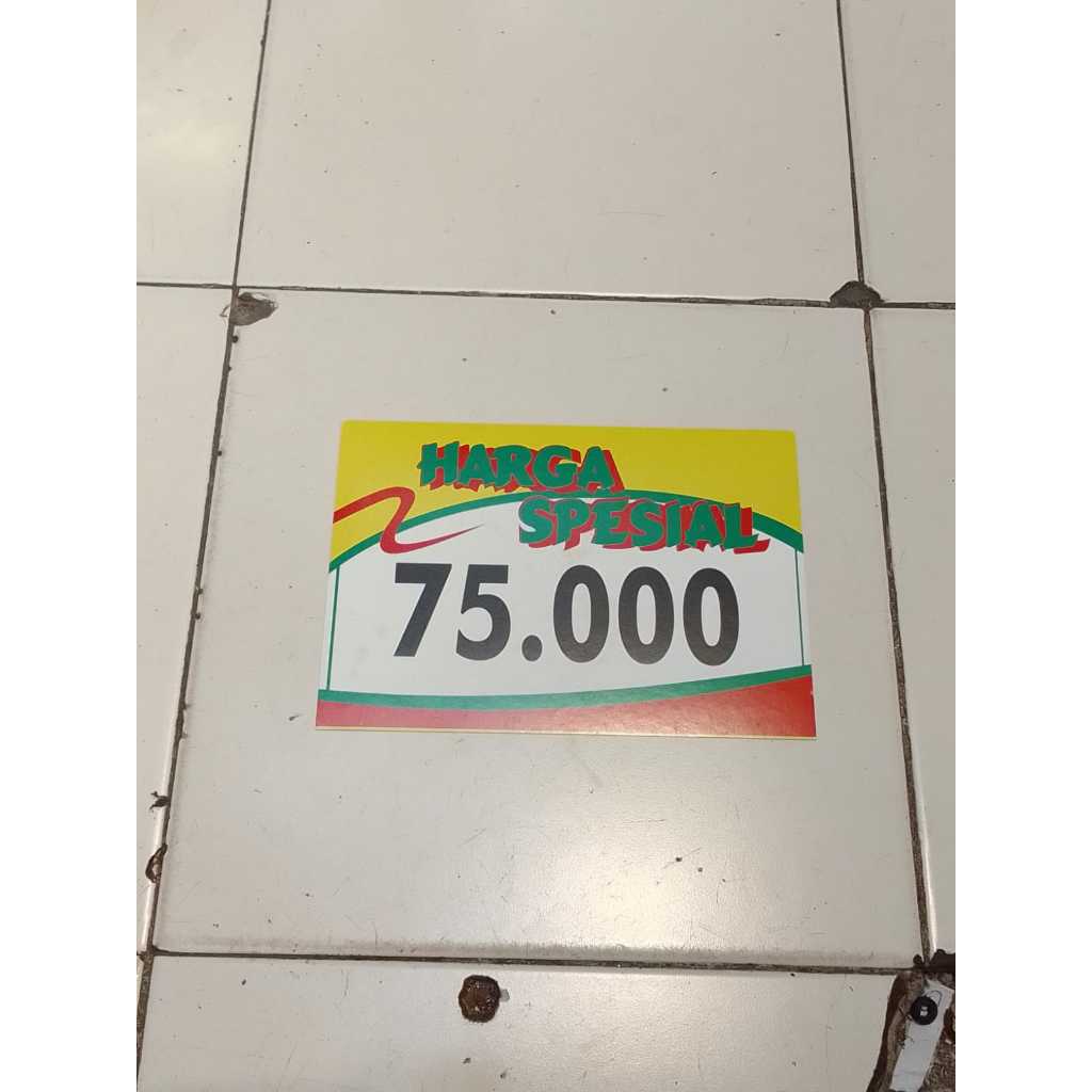 

Kertas Tulisan Harga Bandrol / Kertas Obral Harga Jualan ( HARGA SPESIAL 75.000)