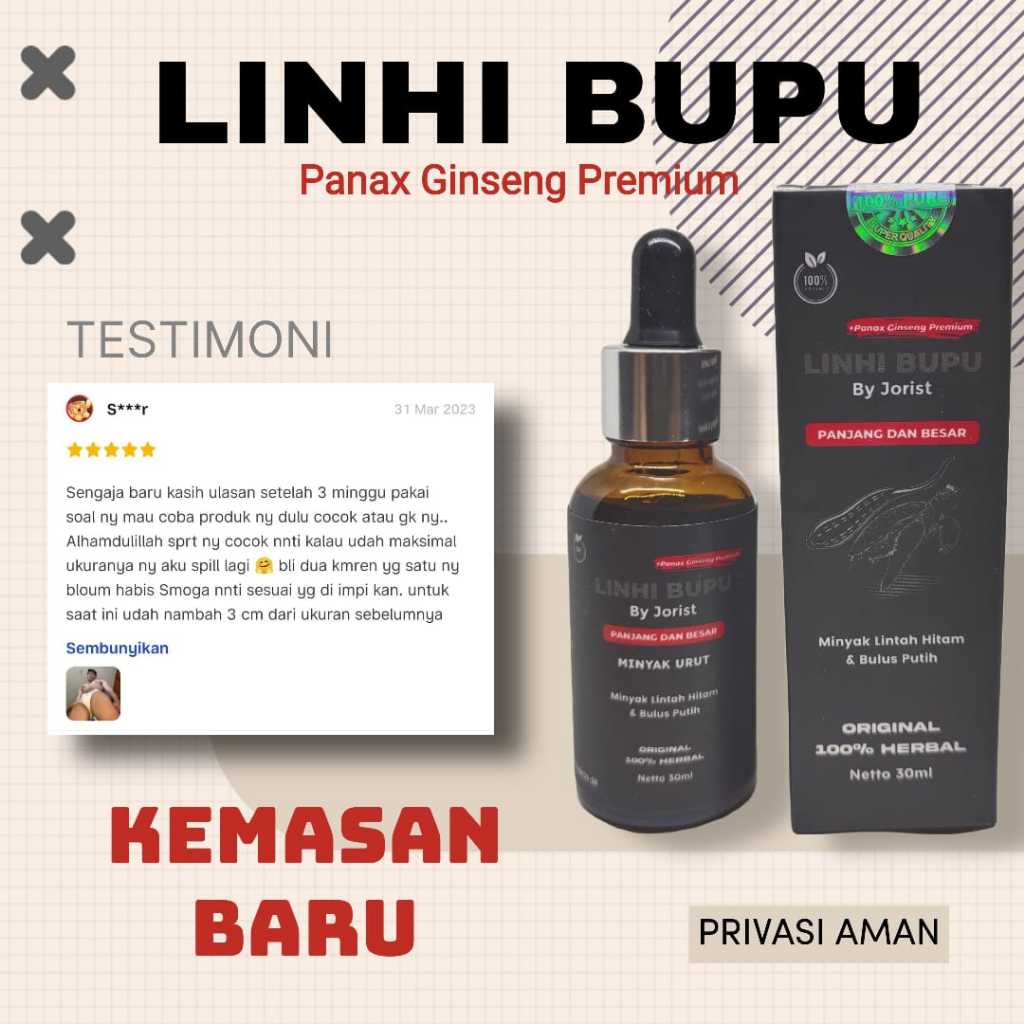 Ramuan Booster LINHI BUPU asli ori