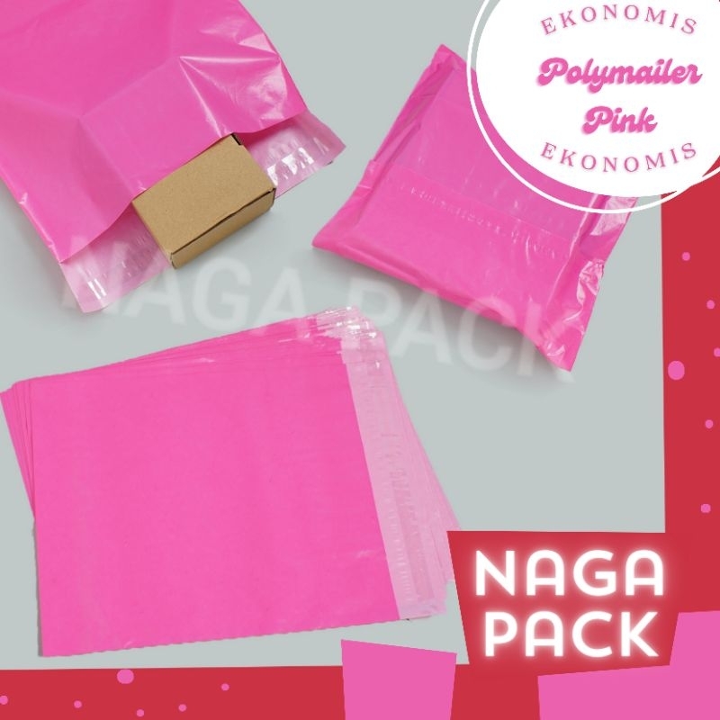 

POLYMAILER PINK EKONOMIS 30x40