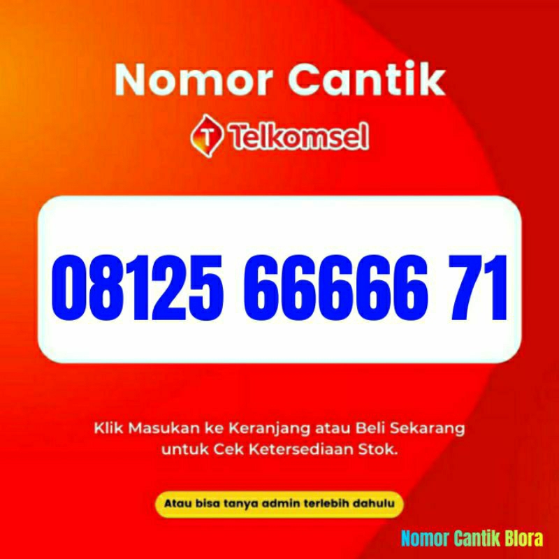 Nomor Cantik Telkomsel - Nomor Cantik Simpati - Nomor Cantik Telkomsel Simpati - Nomer Cantik Telkom