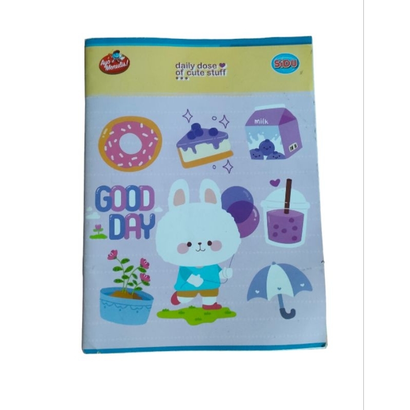 

bib (promo) paket lengkap buku tulis sidu 38 lembar 1 pack 10 buku